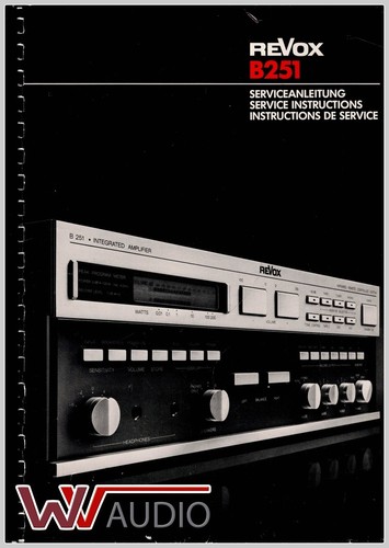 Studer revox b760 service - studer,