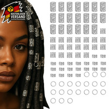 Silber Haarschmuck Zöpfe