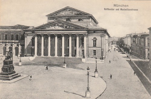 München hoftheater und - ak,