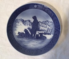Royal Copenhagen Weihnachtsteller 1978 – „Grönland-Szene“