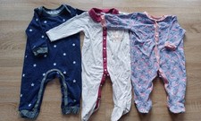 3 Einteiler Schlafanzug Gr. 74/80