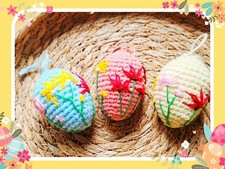 3 Ostereier Handarbeit