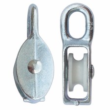 Seilrolle 30 mm Drahtseilblock Umlenkrolle Blockseilrolle Blockrolle