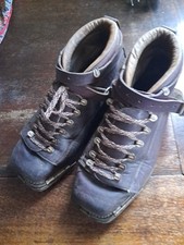 Alte Skischuhe Leder Schuhe 43