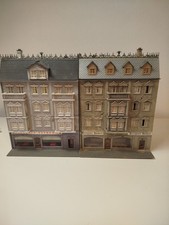 POLA H0 Stadthäuser Pizzeria Alfredo und Metzgerei Buchert mit Beleuchtung 