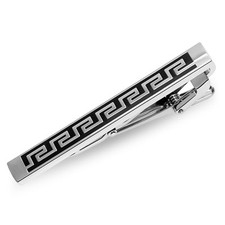 Krawattennadel Edelstahl Krawattenklammer Clip gold silber schwarz glänzend matt