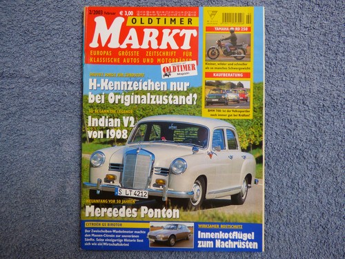 Oldtimer markt 2003 mercedes - oldtimer,