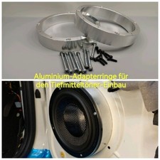 Andrian Audio A165, Aluminium Adapterringe 35 o. 40mm für Tiefmitteltöner