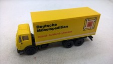 Herpa Mercedes NG Solo-Koffer-LKW gelb Deutsche Möbelspedition DMS (11)