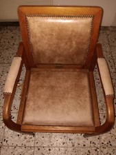Antiker friseurstuhl mit - antiker,