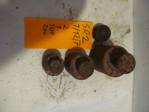 4alte gewichte küchenwaage - gewichte, f
