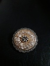 Tuch Clip Spange Gold Vintage