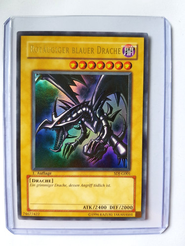 Rotäugiger blauer drache - blauer,