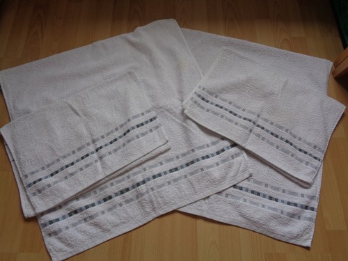 Handtuch set weiß - weiß,, 4-teilig