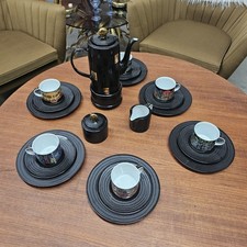 Hundertwasser Ars Mundi Porzellan Service Tassen Teller Kanne Stövchen Set 2001