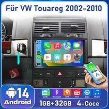 2G+64G Android 14.0 Für VW Touareg 2002-2010 AUTORADIO GPS Navi DAB+ Bluetooth