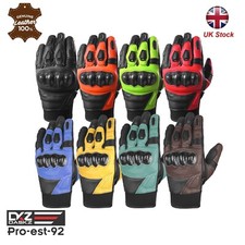 Leder Motorradhandschuhe
