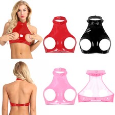 Damen Crop Top Neckholder