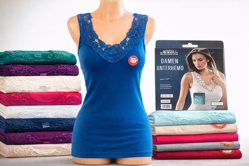 Stück damen unterhemd mit - ,