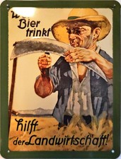 Metall Schild Blechdschild wer