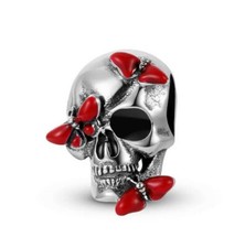 Charm Perle Totenkopf