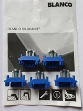 5x Blanco Spülenklammer Spülenkralle Spannelemente-Set  Kralle 221388 Silgranit