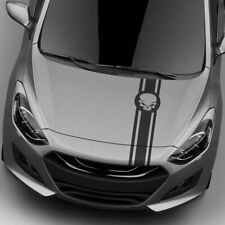 Streifen Aufkleber Totenkopf