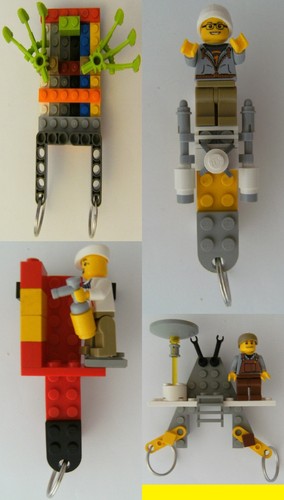 Schlüsselbrett aus lego - 1,