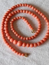 Korallen Antike Halskette Gold