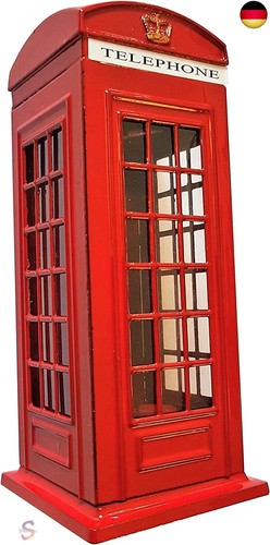 Rote telefonzelle spardose - rote,