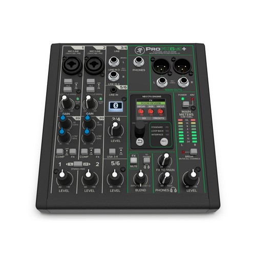 Mackie profx6v3 analogmixer - profx6v3+,