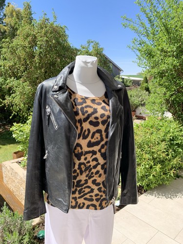 Gipsy lederjacke biker schwarz - lederjacke,