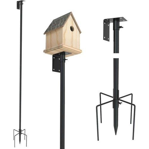 Vogelhaus pfostenhalter set - vogelhaus,