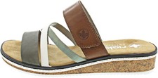 Rieker Damen Pantolette grün