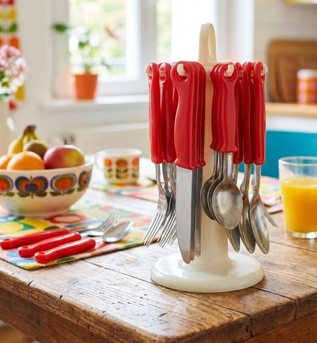 Vintage pop art besteck set - vintage,