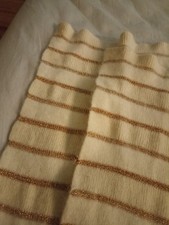 Schal Angora Wolle mit Glitzer