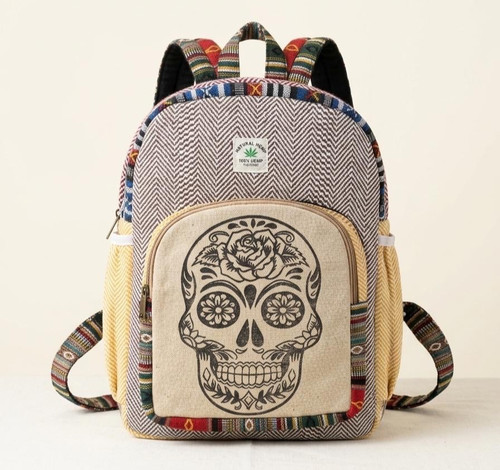 Grosser hanf rucksack 45 cm - hanf-rucksack,