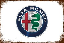 Blechschild ALFA ROMEO 30 x 20