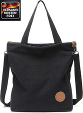 Damen canvas handtasche - canvas,