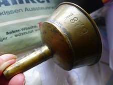 orig alt Messing Spinnrad