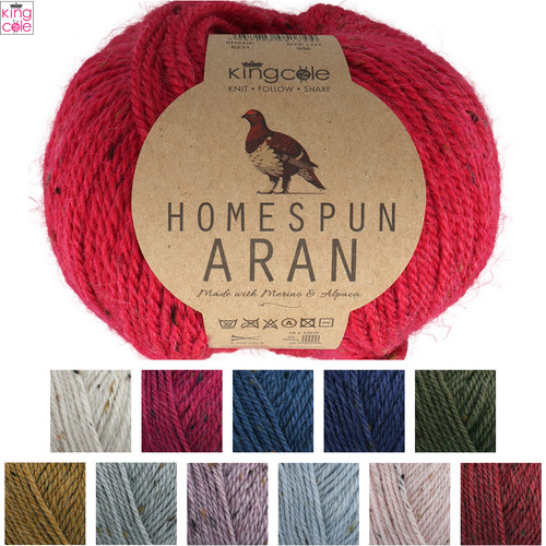 King cole homespun aran 50g - king,