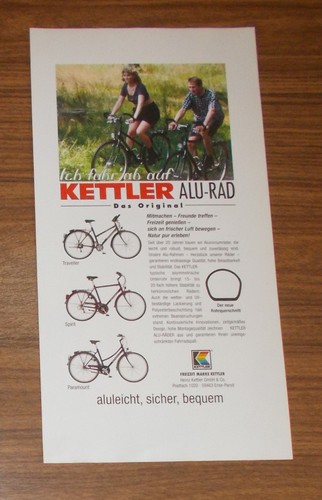 Seltene werbung kettler - werbung,