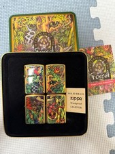 Zippo Brass Forest Serie 4er