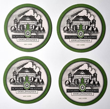 Vier Bierdeckel Schloss