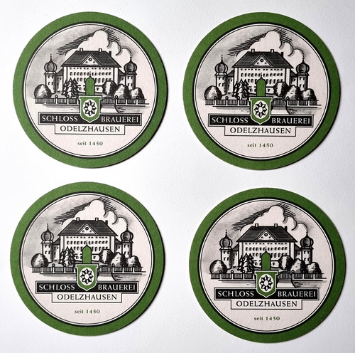 Vier bierdeckel schloss - vier,