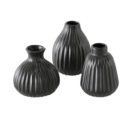Deko vase 3er set aus - set,