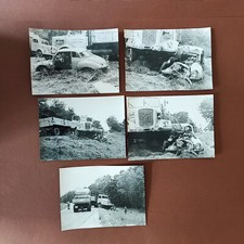 5 x Foto   Unfall Henschel LKW