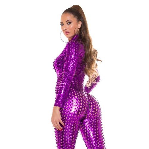 Sexy damen catsuit mit - catsuit,