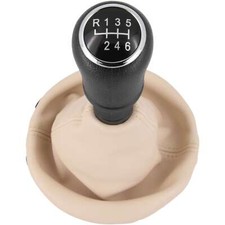 Schaltknauf + Schaltsack mit Rahmen passend für VW T5 | BJ 2003-2015 | 6 Gang