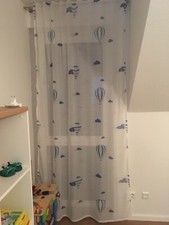 Vorhangschal Ballons & Wolken OVP!!